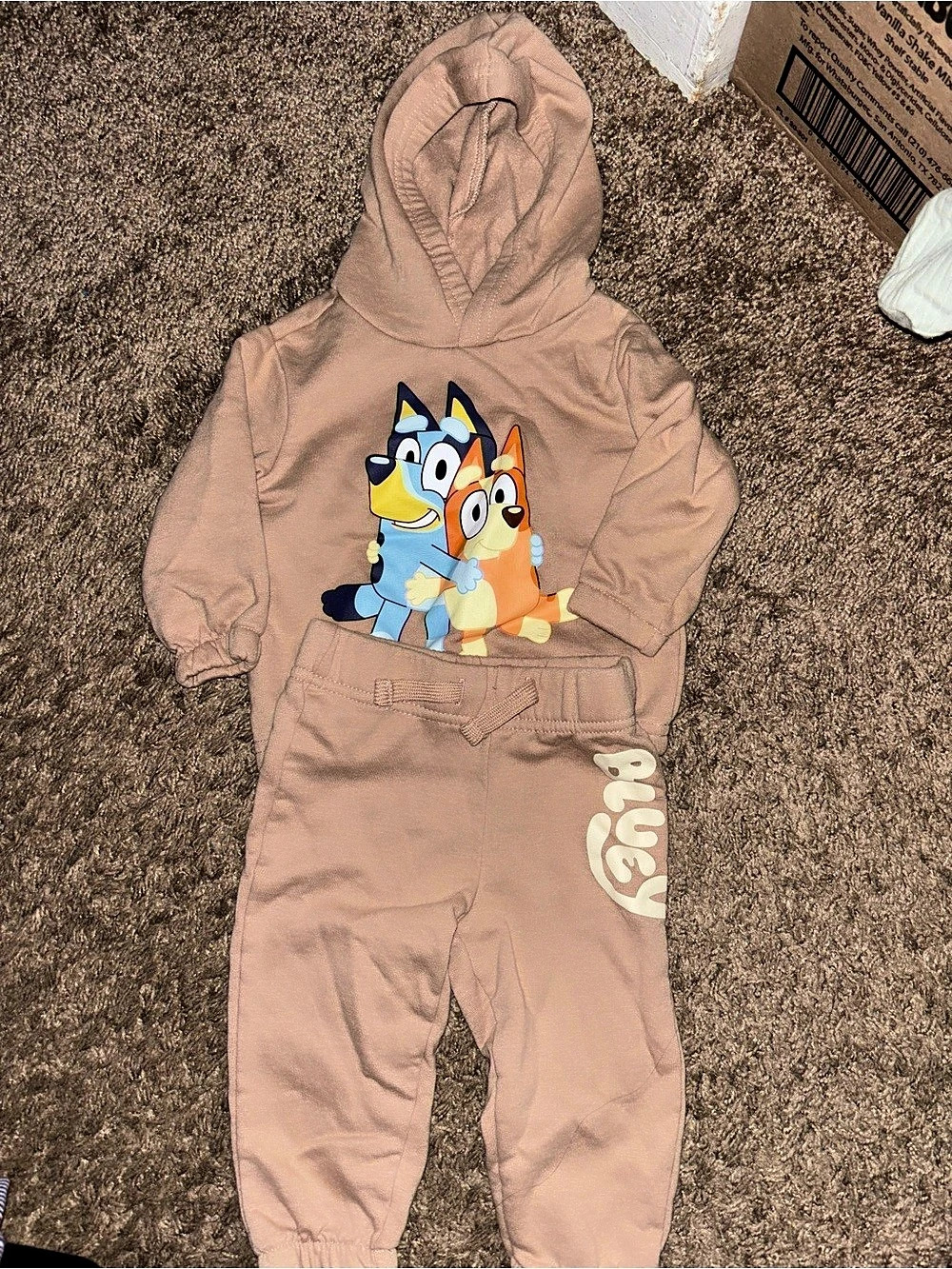 Bluey Baby 6-9M Brown Set